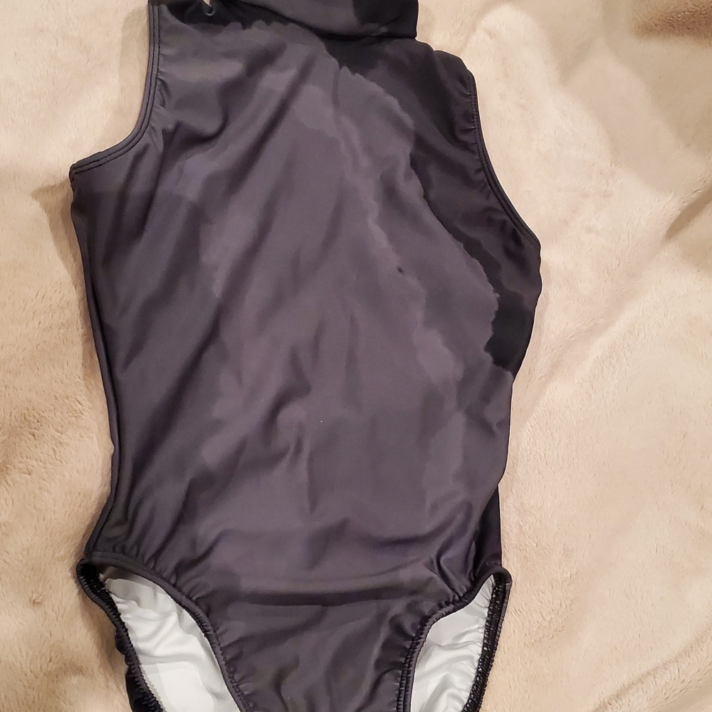 Motionwear black tye dyed leo SA